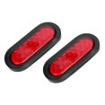 thumbnail image 2 of 2 piezas de remolques, 22 LED, luz lateral ovalada, luz trasera de señal HL J-006, 2 of 5