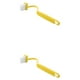 thumbnail image 3 of Monstrate Cepillo de baño flexible Cepillos de limpieza suaves para el hogar curvos de plástico Accesorios de suministro Herramienta de Amarillo 2Conjunto, 3 of 6