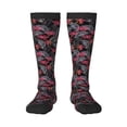 thumbnail image 2 of Lsque Colorful Hawaii Palms Printed Crew Socks Men's Women's LightWeight Thin Casual Calf Socks ,Knee High Socks,Cotton Socks, 2 of 9