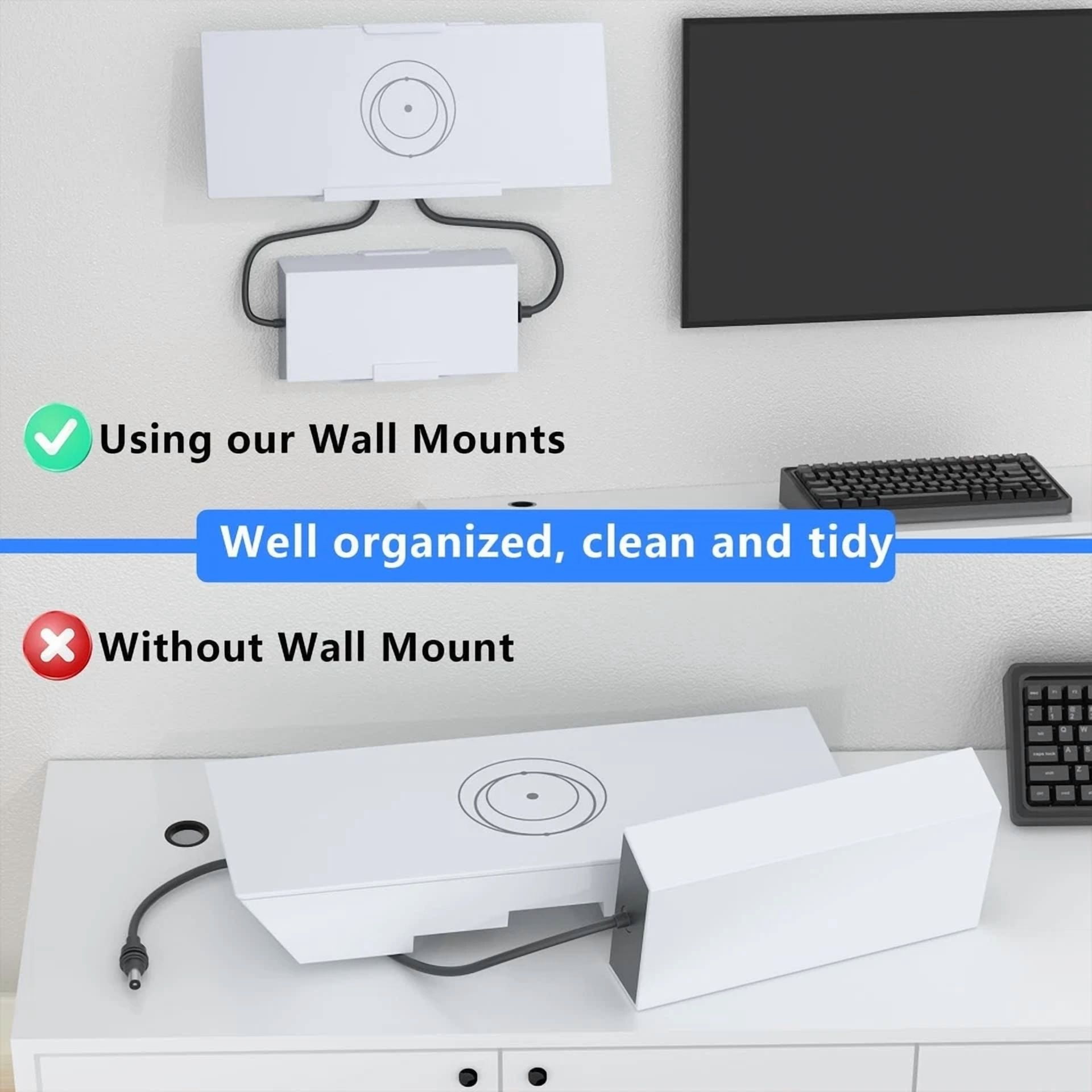 BUTTERFLY- Owltree Starlink Gen 3 Mount, Standard V3 Mesh Router White Or Clear