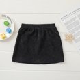 thumbnail image 3 of EYIIYE Summer Toddler Girls Button Short Skirt Solid Corduroy Skirt 0-3T, 3 of 5