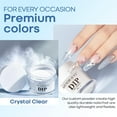 thumbnail image 3 of AZUREBEAUTY Clear Dip Powder for Nails, Essential Transparent Dipping Build Powder Crystal French Art Starter Manicure Beginner DIY Salon Home Gift, 1 Oz/28g, 3 of 5