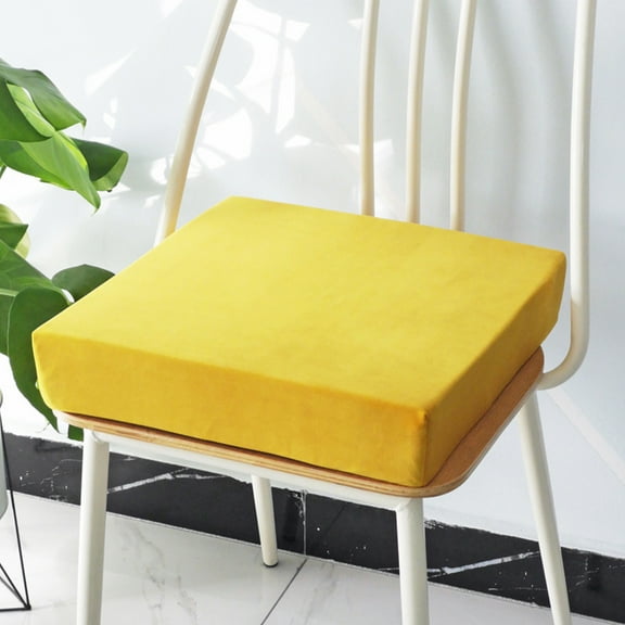 LACKUST Seat Cushion Clearance,Floor Office Chair Cushion Tatami,Outdoor Seat Cushions for Patio Furniture,Yellow