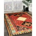 thumbnail image 3 of Ahgly Company Machine Washable Indoor Rectangle Traditional Tomato Red Area Rugs, 2' x 5', 3 of 7