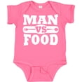 thumbnail image 3 of Inktastic Man vs Food Boys or Girls Baby Bodysuit, 3 of 5