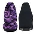 thumbnail image 6 of XYZCANDO Car Seat Covers Polyester Front Seat Cover Car Front Seat Cover Set Soft All Seasons Use SUV Sedan, Purple Bat Swirl, 6 of 10