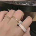 thumbnail image 4 of 3pieces Personalized Ring Adjustable Open Rings Open Twist Rings Jewelry Gift, 4 of 4