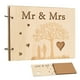 thumbnail image 1 of Libro de Visitas de Madera Álbum de Boda Regalos de Boda Libro de Visitas 40 Páginas (hy), 1 of 5