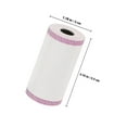 thumbnail image 2 of HAMPPLIES Rouleaux de Papier Thermique Imprimable pour Caisse de Supermarché Papier de Couleur Assortie, 2 of 8