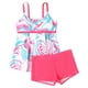 thumbnail image 5 of WILLBEST Traje de Baño Mujer 2 Piezas Trajes de Baño Tankini Para Mujer Traje de Baño de Dos Piezas Con Tiras Tops Con Pantalones Cortos Traje de Baño de Playa Sexy de Talla Grande 1071, 5 of 8