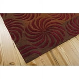 Contour Pinwheel Contemporary Area Rug - Walmart.com