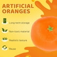 thumbnail image 3 of 16 Pcs Artificial Oranges, Decorative Fake Oranges for Decoration Lifelike, Realistic Fake Fruit Oranges for Christmas Home Kitchen Festival Party Decoration, 3 of 3