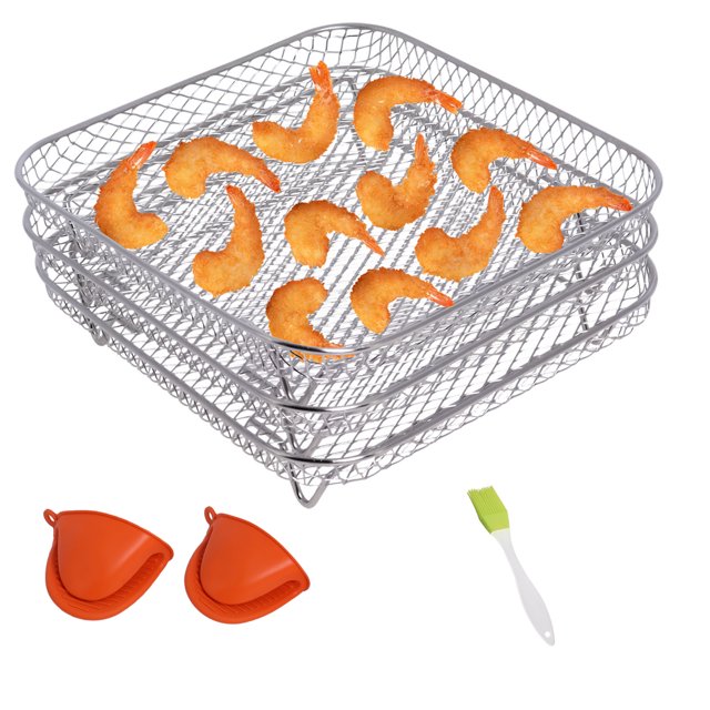 Wadoy Square Air Fryer Racks for COSORI,Instant Vortex,Philips XXl