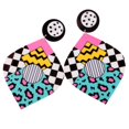thumbnail image 2 of Pendientes Colgantes con Forma Geométrica Punk para Mujer, Joyería Divertida Salvador Pendiente de las mujeres, 2 of 10