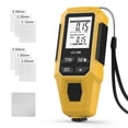 thumbnail image 1 of LC-100 Yellow Coating Thickness Gauge, 0-2000μm Range, 1μm Resolution, Auto-Substrate Detection for Fe/NFe Substrates, Ideal for Automotive Paint, Chrome, Anodized Coatings - Includes Calibration, 1 of 6