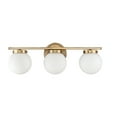 thumbnail image 2 of Trade Winds Antoinette 3-Light 24" Bathroom Vanity Light in Natural Brass, 2 of 5