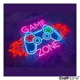 thumbnail image 2 of Craftnamesign Game Zone Neon Light, Game Zone LED Sign Decor, Game Room Wall Art, 2 of 5