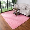 thumbnail image 6 of LOCHAS Soft Indoor Modern Area Rugs Fluffy Living Room Carpets for Children Bedroom Home Decor Nursery Rug 5.3'x7.5',Pink, 6 of 7