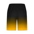 thumbnail image 3 of THDHVS Gym Shorts Men,Mens Athletic Shorts,Workout Fast Dry Basketball Shorts with Pockets for Running Casual Activewear Yellow XL, 3 of 4