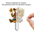thumbnail image 6 of ZhyrZng Bohemian Fairy Flower Pot Decoration, Flower Fairy Pot Decoration, Garden Ground Insertion, Flower Fairy Micro Landscape Horticulture, DIY Acrylic Bohemian Flower Fairy Sculpture, 6 of 8