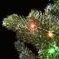 thumbnail image 3 of National Tree Company 6.5 ft. Snowy Morgan Spruce Slim Tree with Dual Color® LED Cosmic Lights®, 3 of 6
