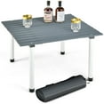 thumbnail image 3 of Spaco Folding Outdoor Camping Table with Carrying Bag for Picnics and Party-Gray, Folding Table for Patio Pool Park Outdoor, 3 of 9