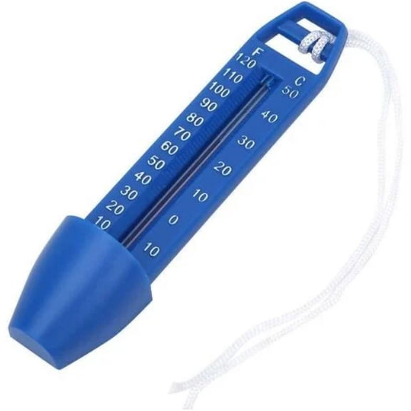 Premium water thermometers with string, integrated pocket and unbreakable, ideal