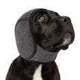 thumbnail image 2 of Noise Cancelling Ear Wrap, Dog No Shake Ear Muffs Noise Protection Firework Thunder Vacuum, Comfortable Quiet Dogs Calming Hoodie, Adjustable for Grooming Bathing & Swimming (Black,XL), 2 of 4