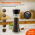 thumbnail image 7 of IMUSA Salt and Pepper Grinder Set, 2 Pack Glass Salt Shaker and Pepper Mill, Adjustable, 7 of 7