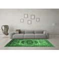 thumbnail image 3 of Ahgly Company Indoor Round Oriental Emerald Green Industrial Area Rugs, 3' Round, 3 of 4
