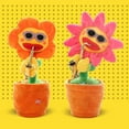 thumbnail image 2 of Singing And Dancing Green Sun Flower Toy Simulation Sunflower Dancing Playing Saxophone Bluetooth Mu, 2 of 5