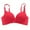 Red, variant on VISALY t shirt bra Molded Cup Sports Bra, Seamless Bra & Brief Set, Wireless Comfort-Fit Design with, High Support Sports Bras Bathing Suit with Underwire Bra Support Neon Pink Sports Bra, Pink,34