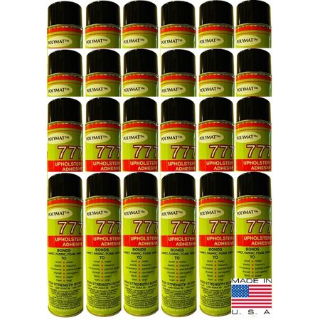 QTY 24 POLYMAT 777 Spray Glue Adhesive for Subwoofer Competition