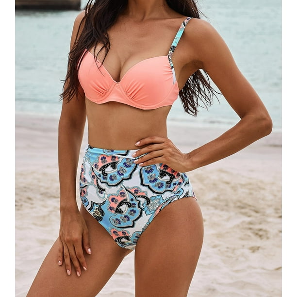 High waisted sales bikini walmart