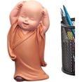 thumbnail image 1 of Muñeco pequeño monje, estatua de Buda para niños - Lindas estatuas de monje de Buda de resina, centro de mesa JAMW Sencillez, 1 of 5