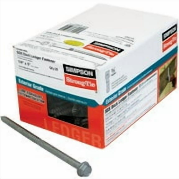 Simpson SDS25500-R25L SDS Structural Wood Screw 1/4"x5" 25 Count