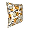 thumbnail image 2 of Kll Giraffes Head Decorative Throw Pillow Covers Velvet Soft For Couch Sofa Bedroom Living Room Outdoor -16"X16", 2 of 8