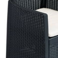 thumbnail image 6 of vidaXL 3/5/7/9 Piece Outdoor Dining Set Plastic Rattan Look Patio Multi Colors, 6 of 11