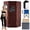 Brown, variant on Gymax 3L Portable Steam Sauna Fast-Heat Pentagon Large-Size Sauna Box Remote Control Black