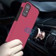 thumbnail image 3 of TJS for TCL ION X / ION V / 40Z Phone Case, Magnetic Support Dual Layer Drop Protection Impact Rugged Armor Cover (Red), 3 of 5