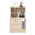 thumbnail image 6 of Modern Wood Bedside Table Nightstand with Storage Drawer Bedside End Table Stand, 6 of 21