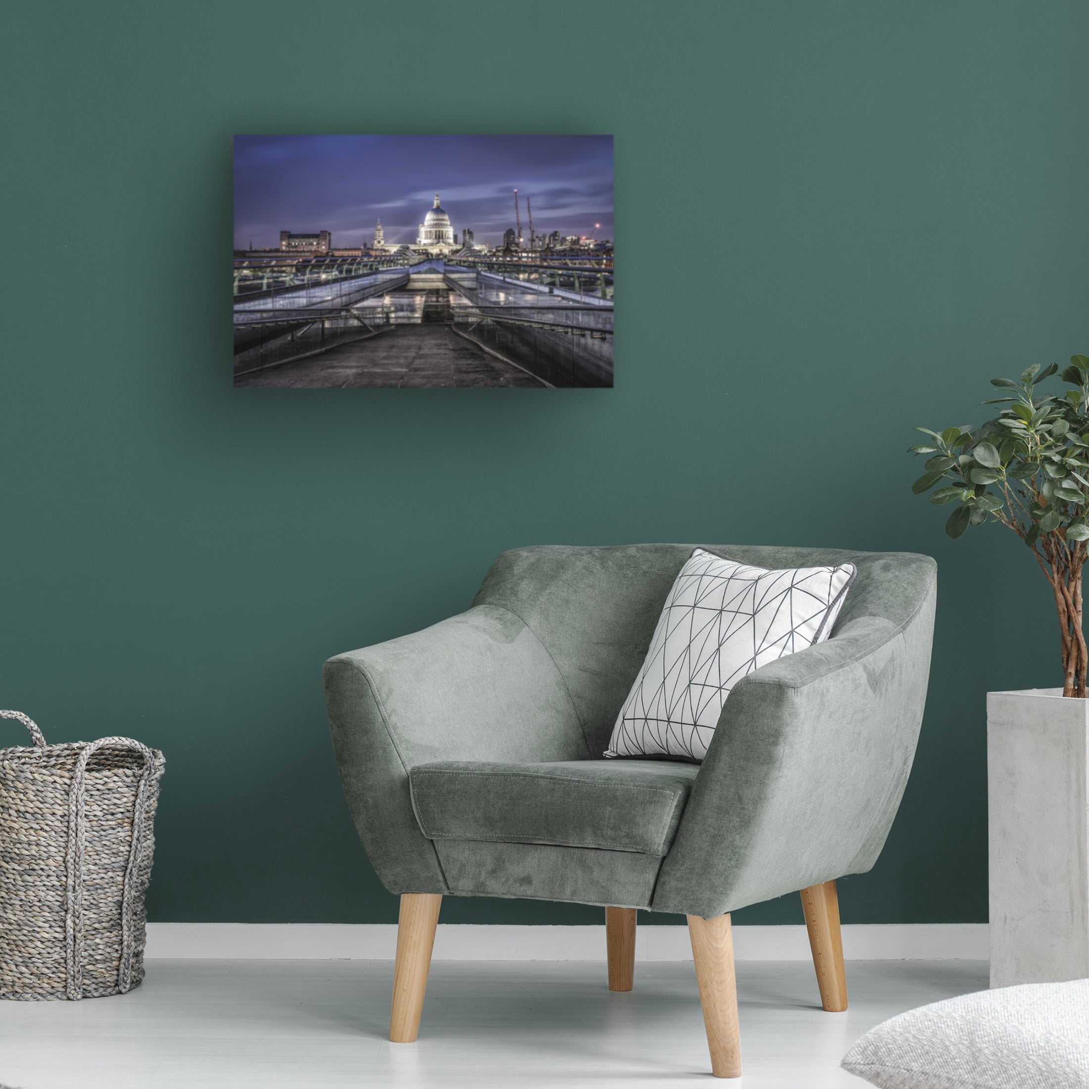 Trademark Fine Art Rolf Gasser St Johns Cathedral London Canvas Wall Art