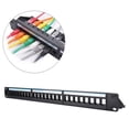 thumbnail image 4 of Data Patch Panel,19Inch 24 Port Mountable Network Tool CA Cable Rack Meticulously Designed, 4 of 9