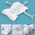 thumbnail image 4 of Cojín de baño para bebé, asiento de baño infantil, inserto suave para bañera con hebilla ajustable flotante, 4 of 4