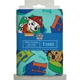 thumbnail image 2 of (2 pack) Paw Patrol 44" x 1 Yard Cotton Chase Teal Precut Fabric, Blue, 2 of 8