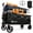 300L-Black, variant on Gonex Portable Collapsible Wagon Cart, 220lbs with All-Terrain Wheels, 38" Foldable Beach Camping Shopping Garden Cart, Black