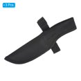 thumbnail image 3 of Uxcell 8"x2" Sickle Sheath Cloth Sheath Fixed Knife Sheath Horizontal Knife Sheath with Fixed Strap Black 3 Pack, 3 of 5