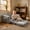Gray, variant on Beavtaens Foldable Toddler Couch with Soft Sherpa Cover, 2-in-1 Comfy Toddler Sofa & Lounger for 1-3 Years Old Girls Boys, Kids Chair with Pockets & Handle for Reading, Playroom (Gray)