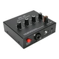 thumbnail image 1 of 60dB Gain Mic Pre Amp with 48V Power Supply, 3.5mm/6.35mm XLR Inputs, Balanced Circuit Design, for Recording, Mixing, Live Streaming, 1 of 7