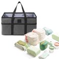 thumbnail image 4 of TIELUTT Wrapping Table Organizer Baby Caddy Wrapping Bag Storage Bags for Comforters and Blankets Storage with Zipper Storage Bag Sheets Closet Clothes Organizer Laundry Room Storage Containers, 4 of 4